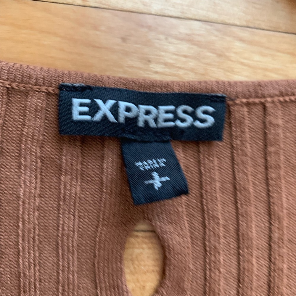 Express chestnut brown long sleeved sweater - Picture 11 of 15